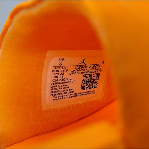 Nike Women's Jordan NOLA Slides 'Bright Citrus' CZ8027-800 - Picture 9 of 9